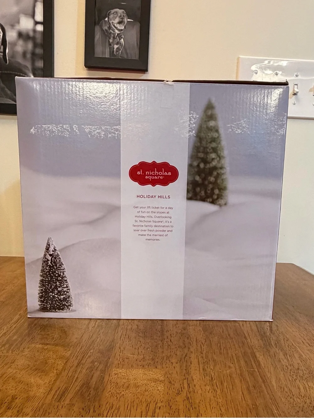 St Nicholas Square Holiday Hills Ski Village Music Motion Lighted 2022